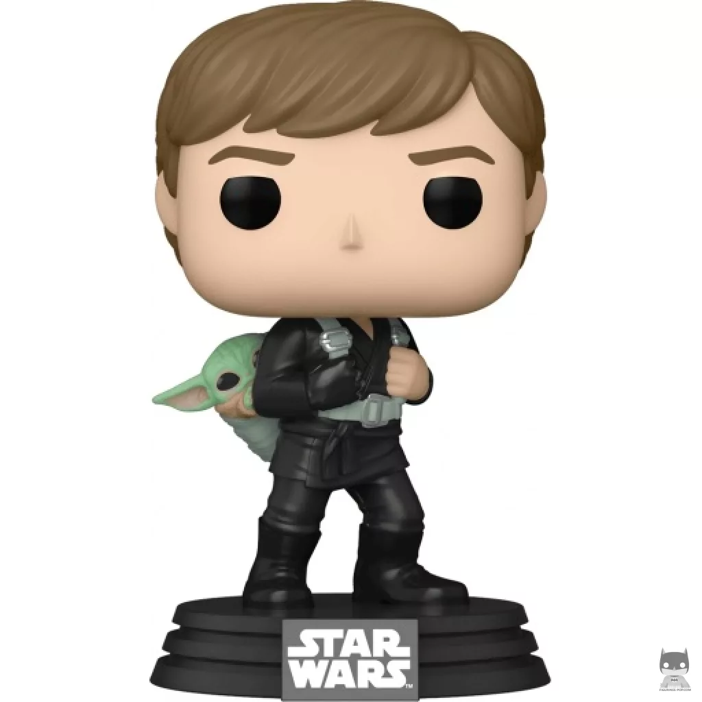 Figura Funko Pop! Luke Skywalker & Grogu (Star Wars: El libro de Boba Fett)