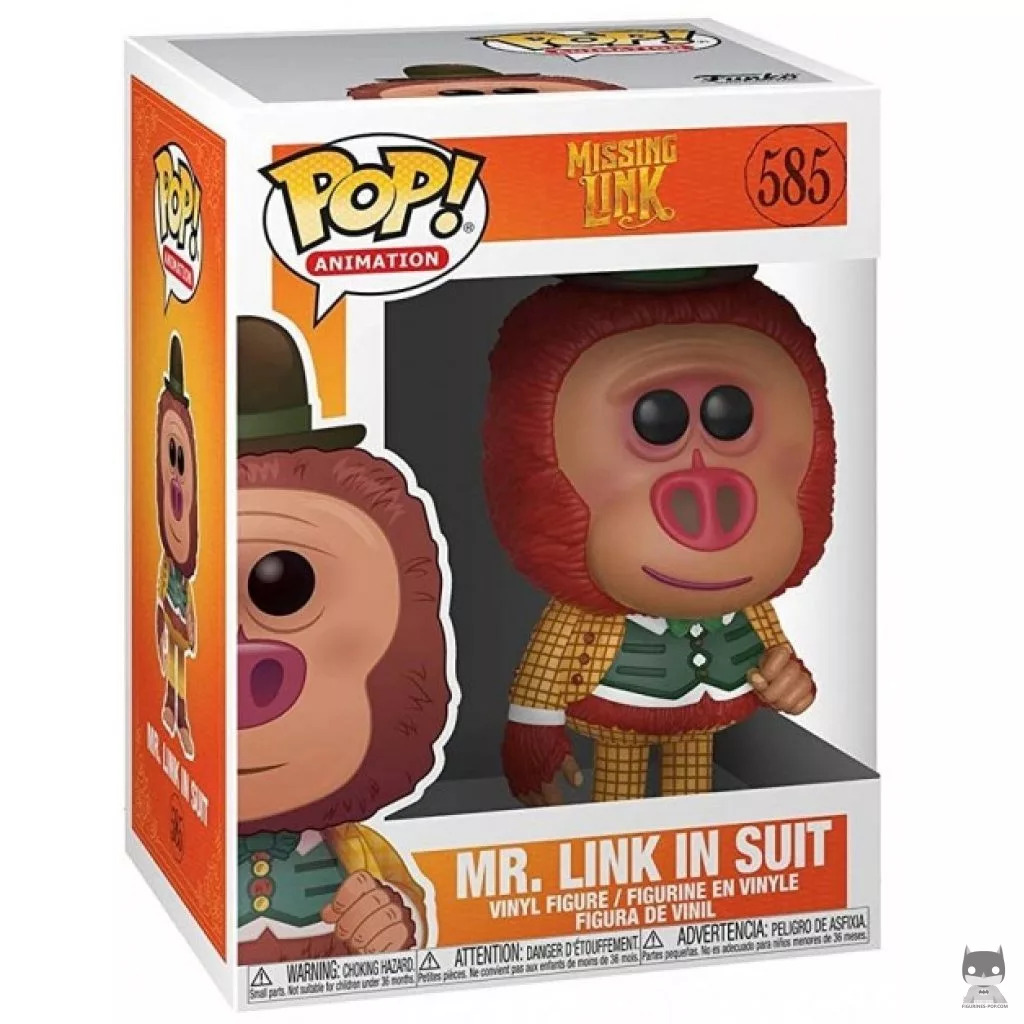 Figura Funko Pop! Mr. Link con traje en su caja