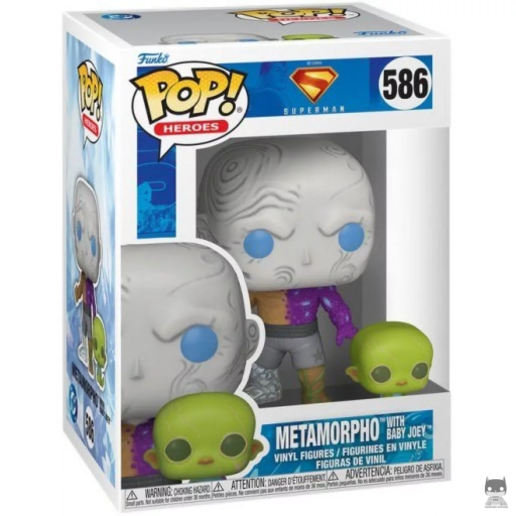 Figura Funko Pop! Metamorpho con el bebé Joey en su caja