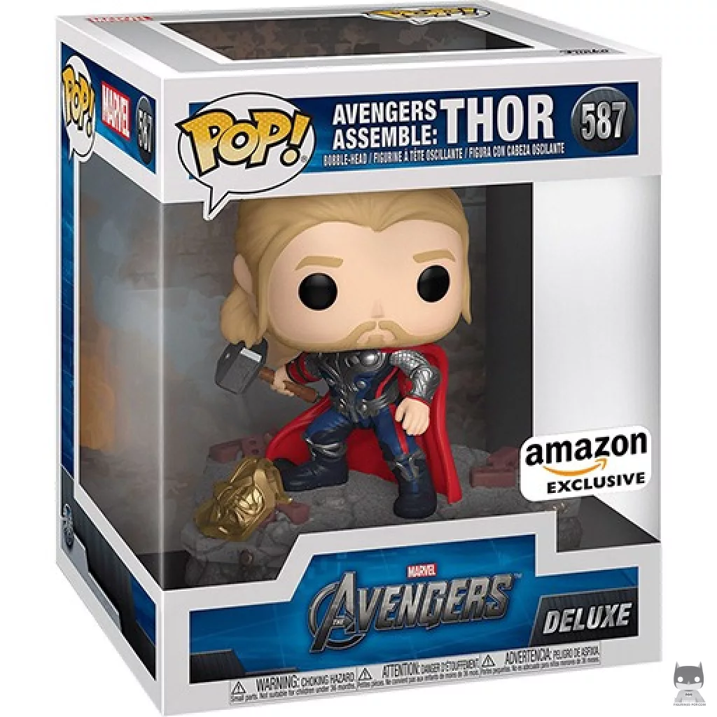 Figura Funko Pop! Vengadores, reuníos: Thor en su caja