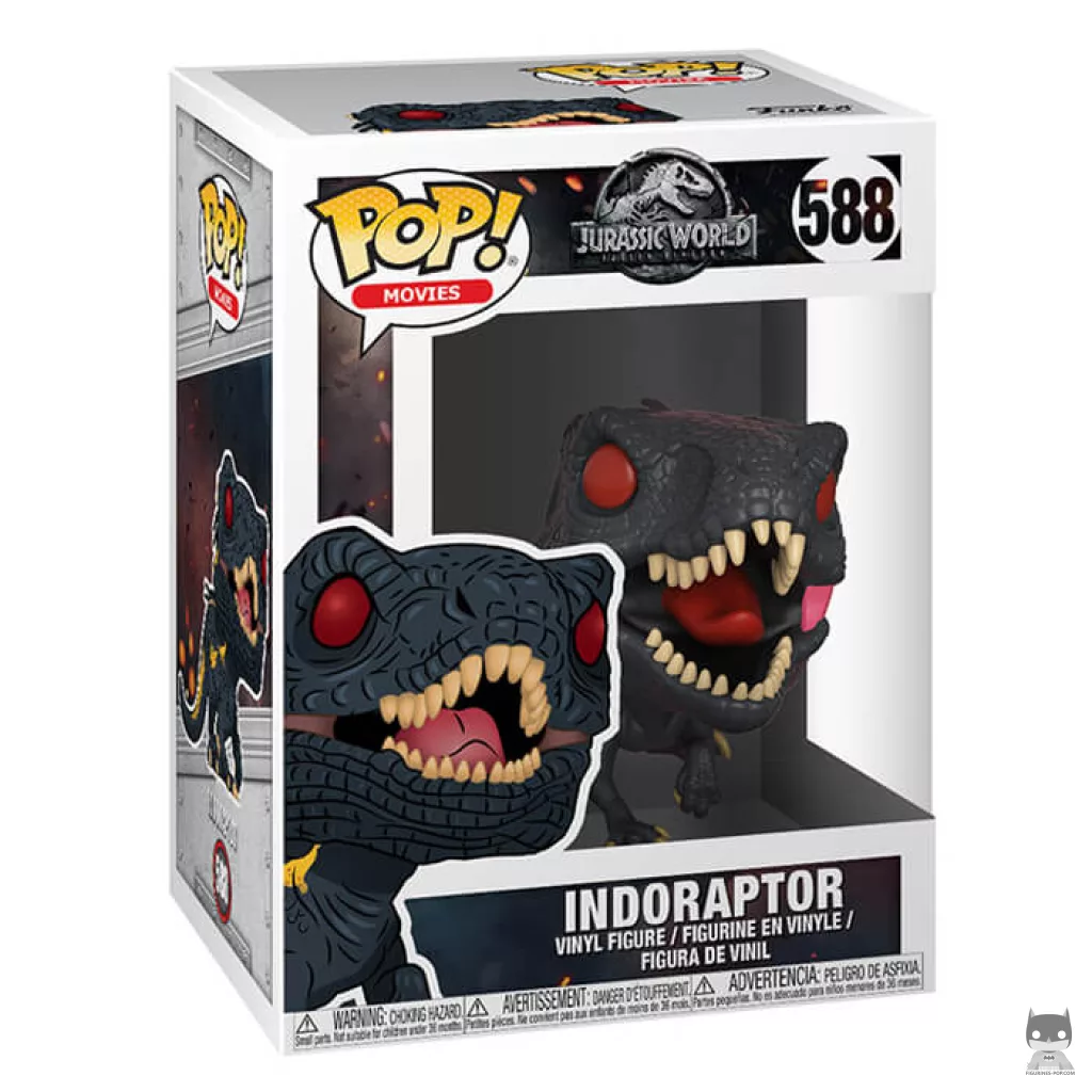 Figura Funko Pop! Indoraptor en su caja