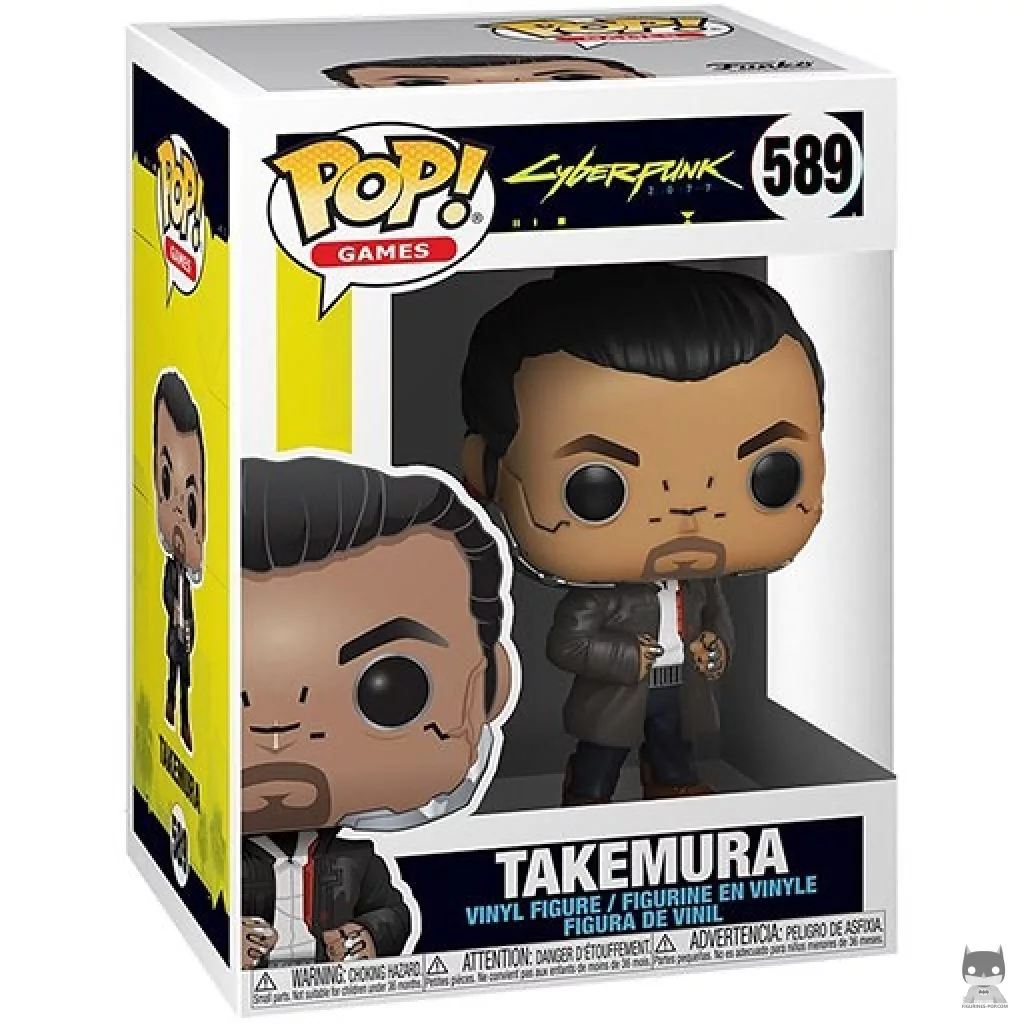 Figura Funko Pop! Takemura en su caja
