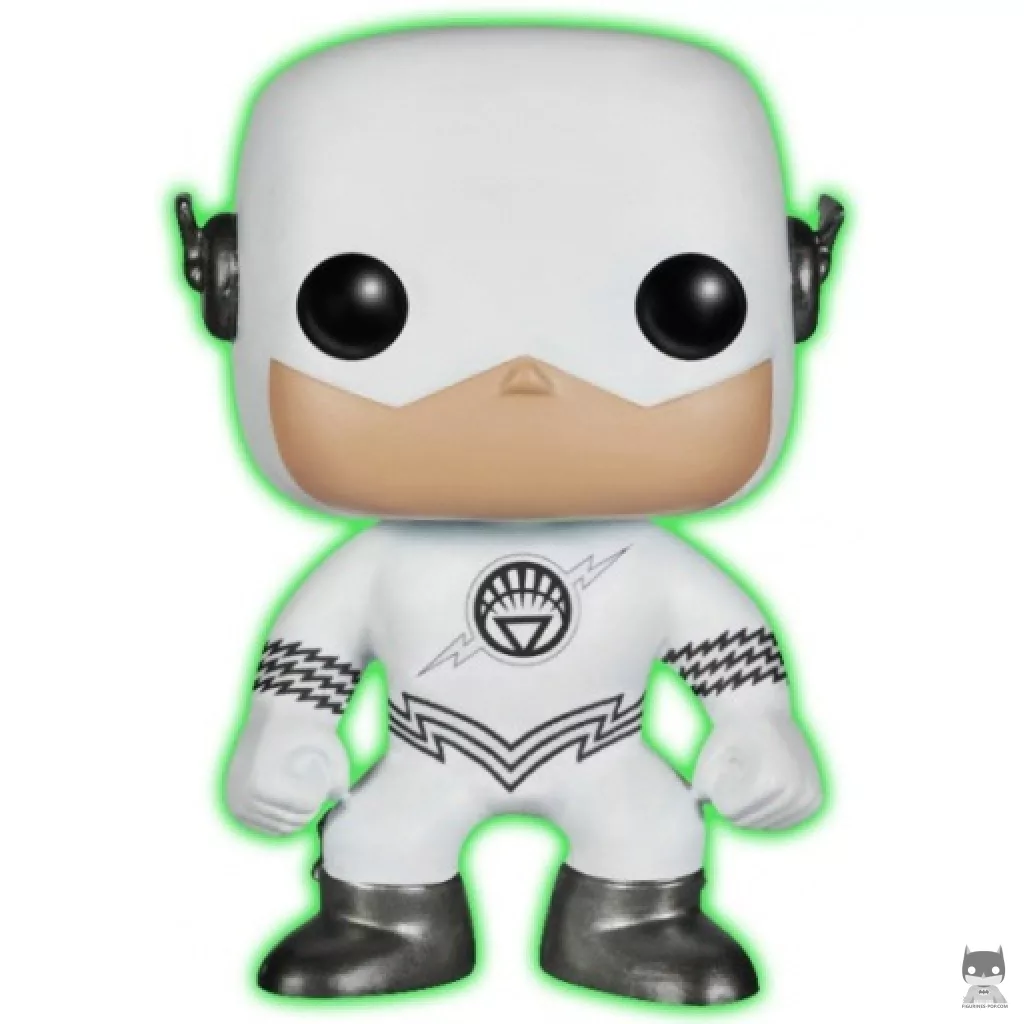 Figura Funko Pop! Flash Linterna Blanca (Brilla en la oscuridad) (DC Super Heroes)