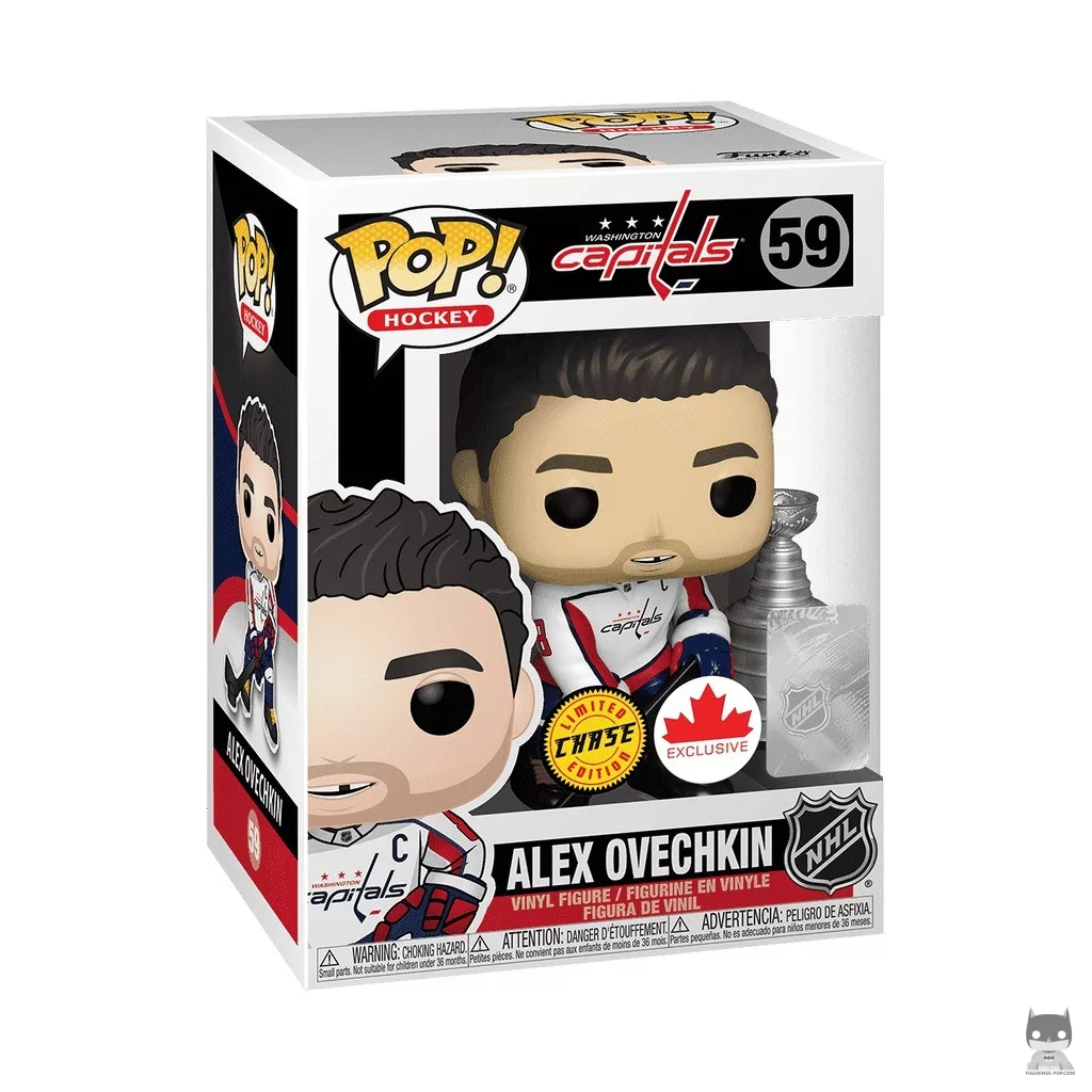 Figura Funko Pop! Alex Ovechkin (Chase) en su caja