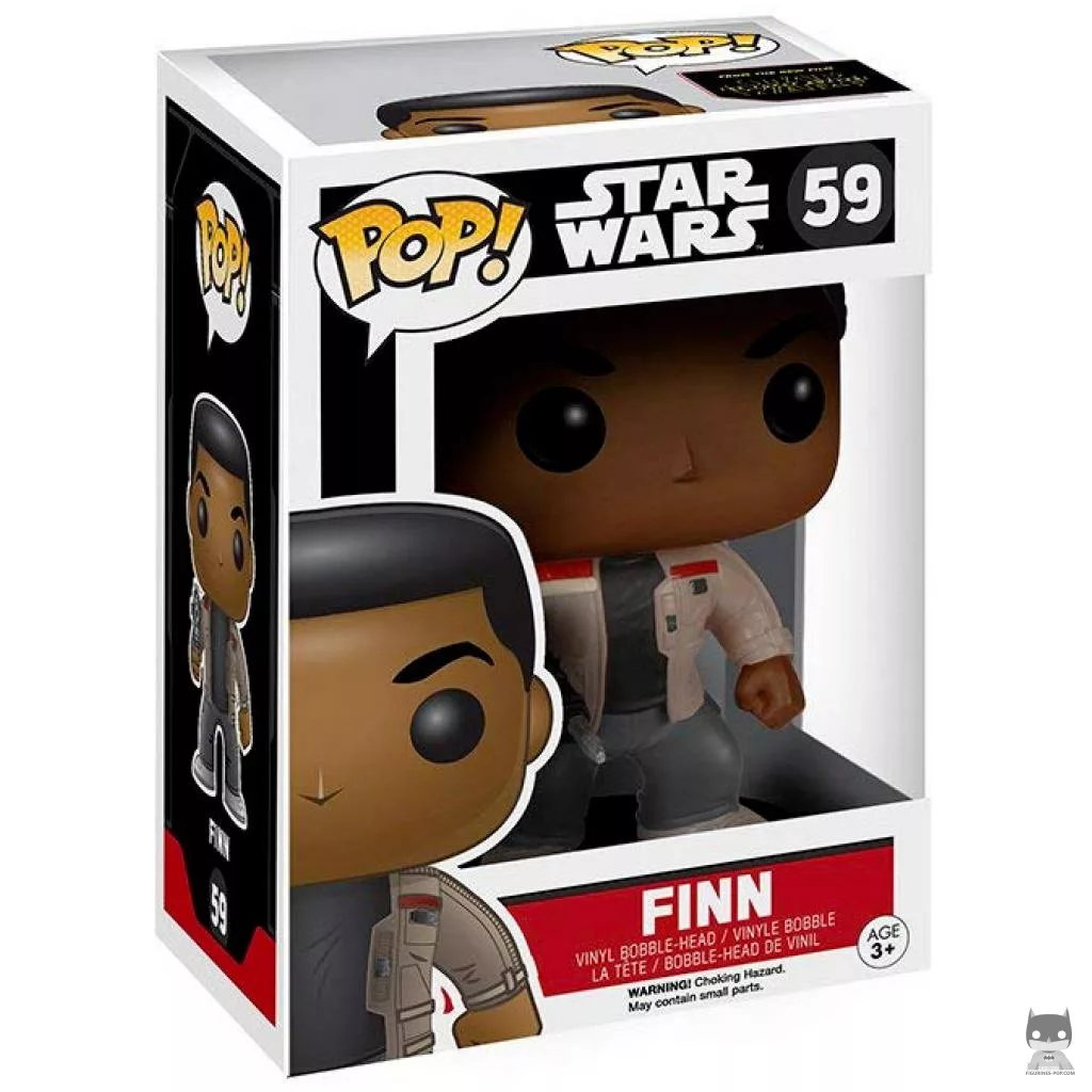 Figura Funko Pop! Finn en su caja