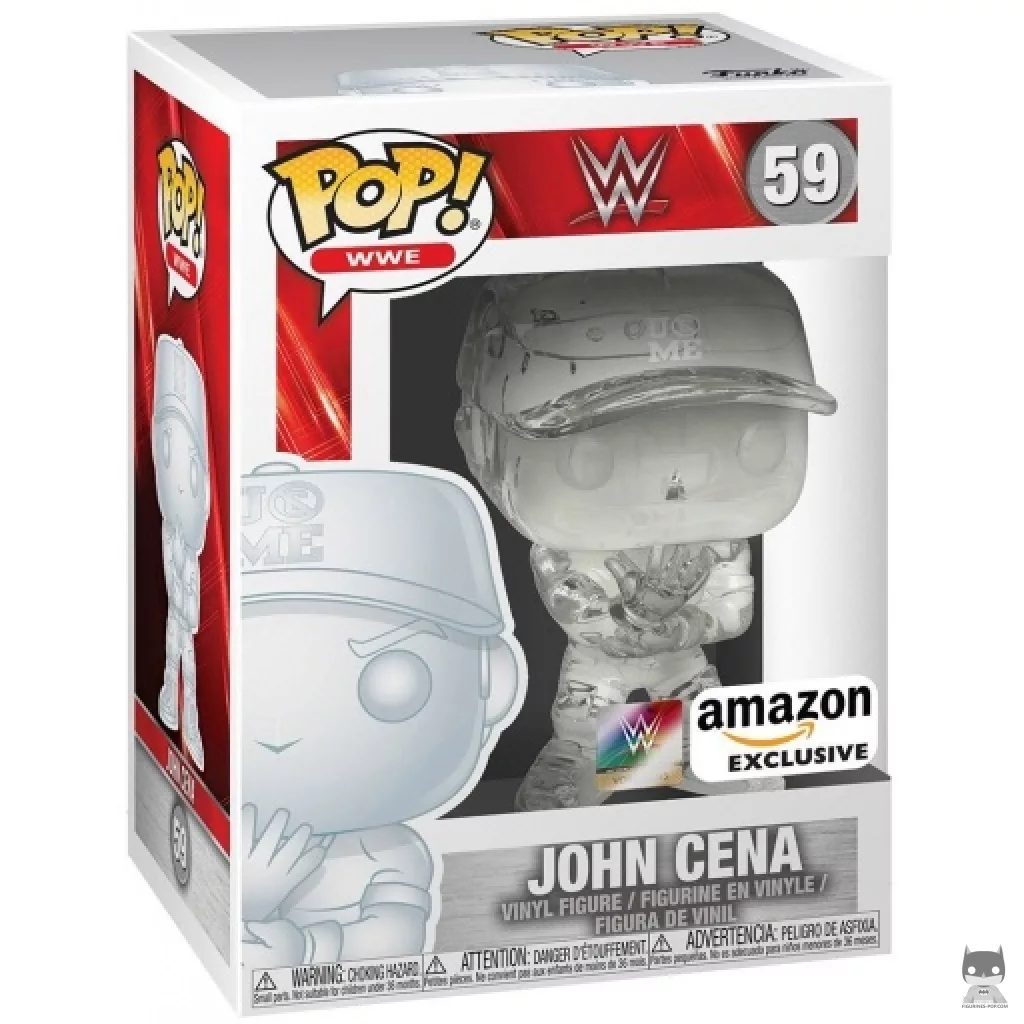 Figura Funko Pop! John Cena (Invisible) en su caja
