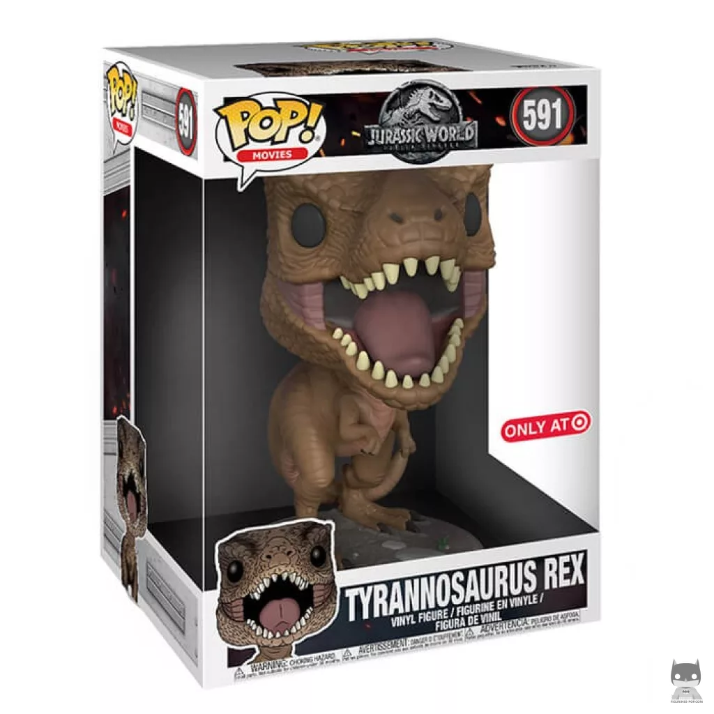 Figura Funko Pop! Tiranosaurio rex en su caja