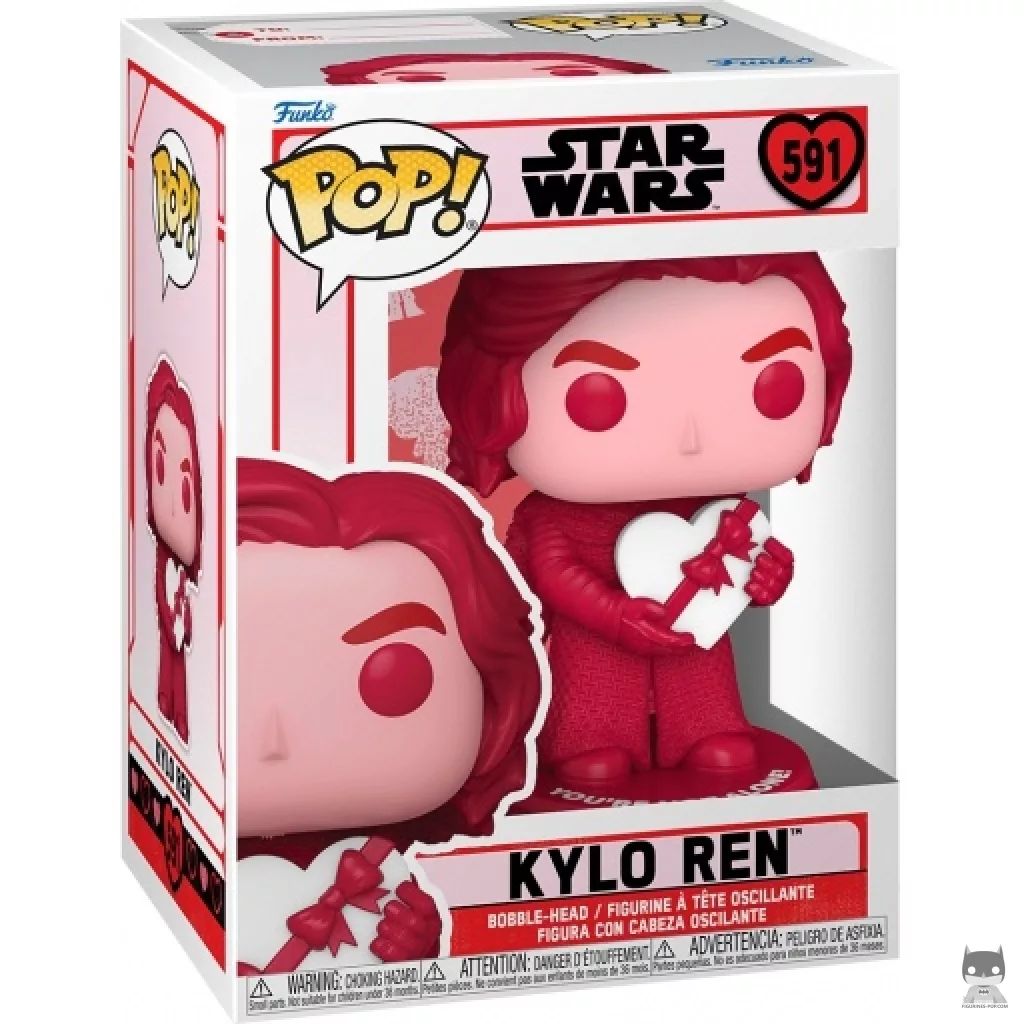 Figura Funko Pop! Kylo Ren (Rosa) en su caja