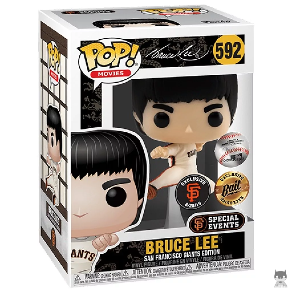 Figura Funko Pop! Bruce Lee (Giants) en su caja