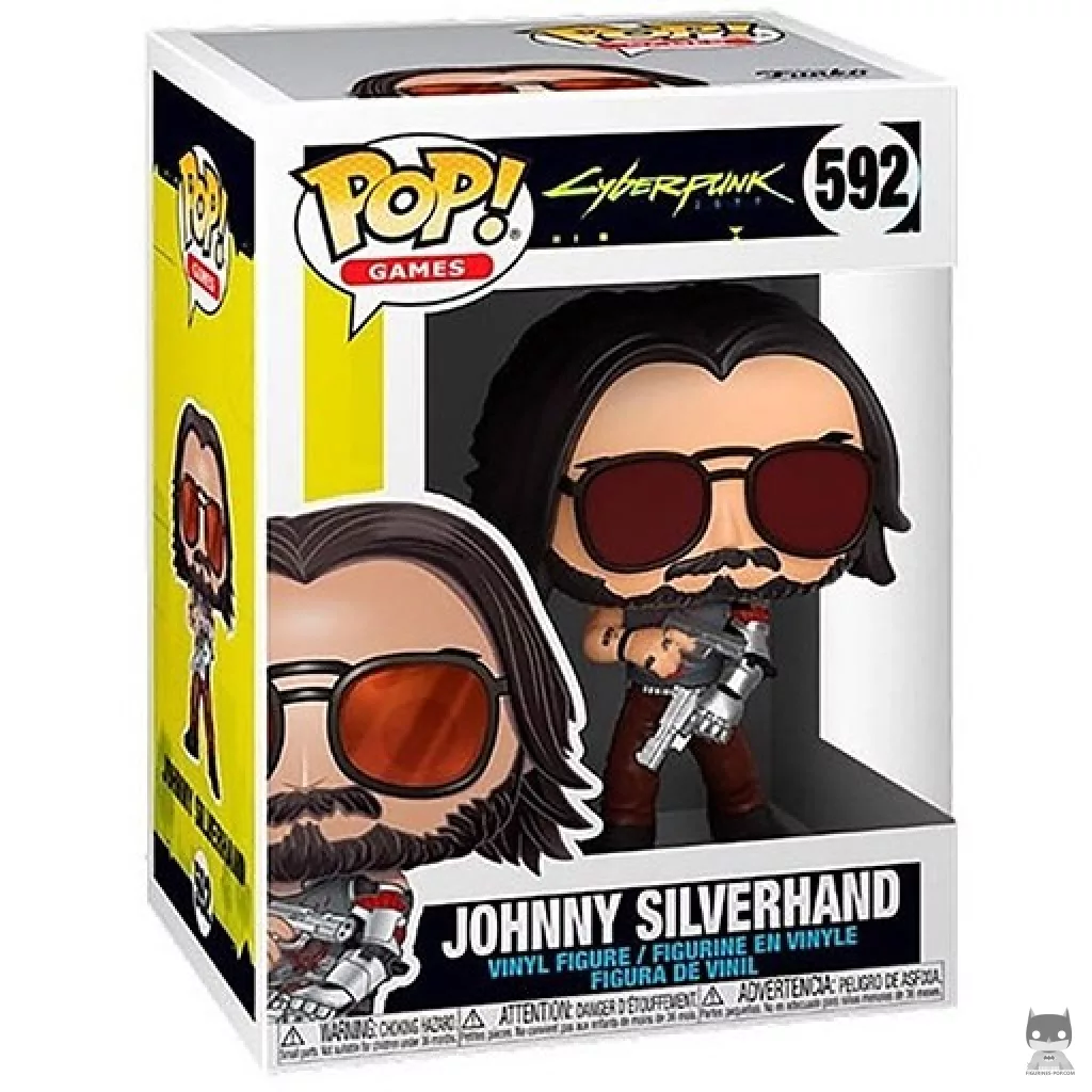 Figura Funko Pop! Johnny Silverhand en su caja