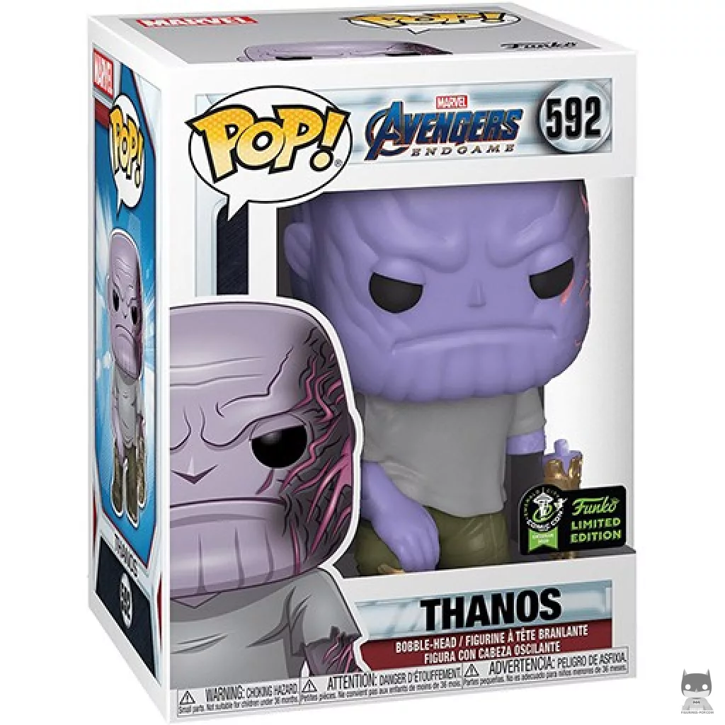 Figura Funko Pop! Thanos en su caja