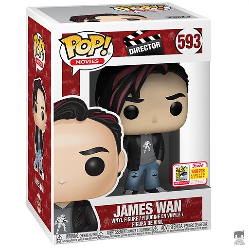 Figura Funko Pop! James Wan en su caja