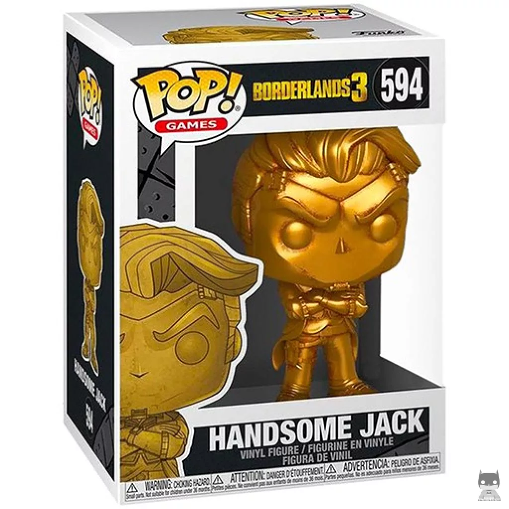 Figura Funko Pop! Jack el Guapo (Metalizado) en su caja