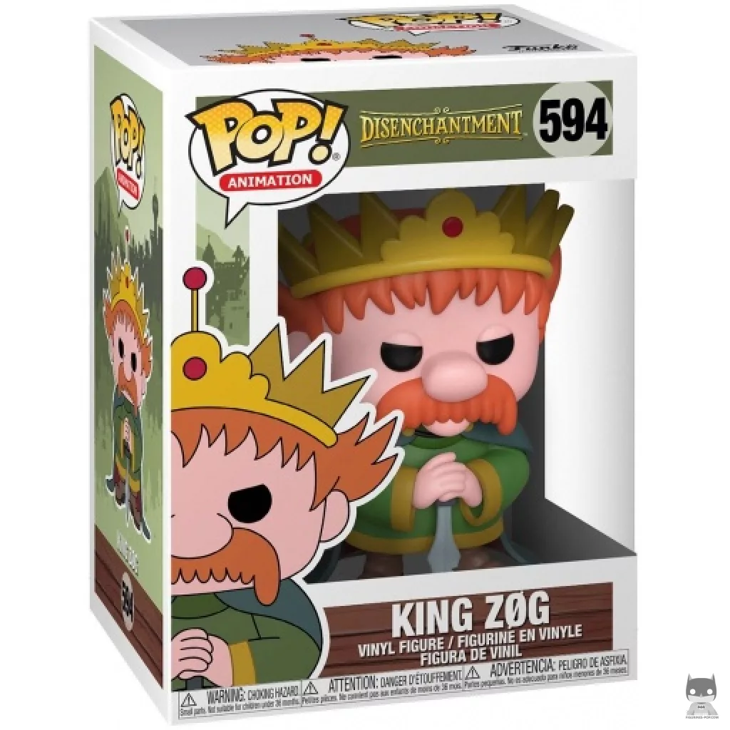 Figura Funko Pop! King Zog en su caja