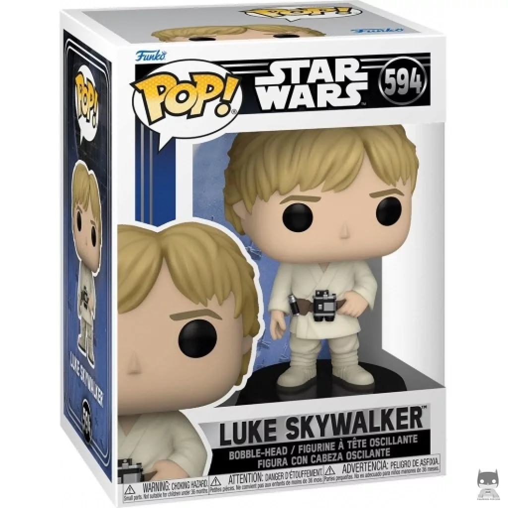 Figura Funko Pop! Luke Skywalker en su caja