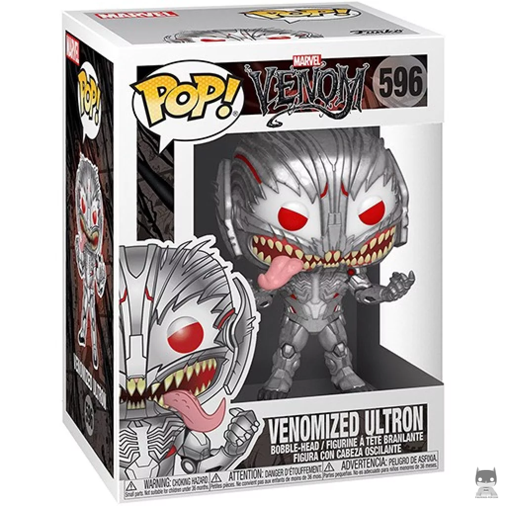 Figura Funko Pop! Ultron venomizado en su caja