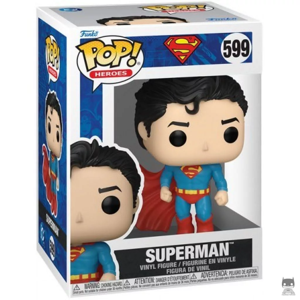 Figura Funko Pop! Superman en su caja