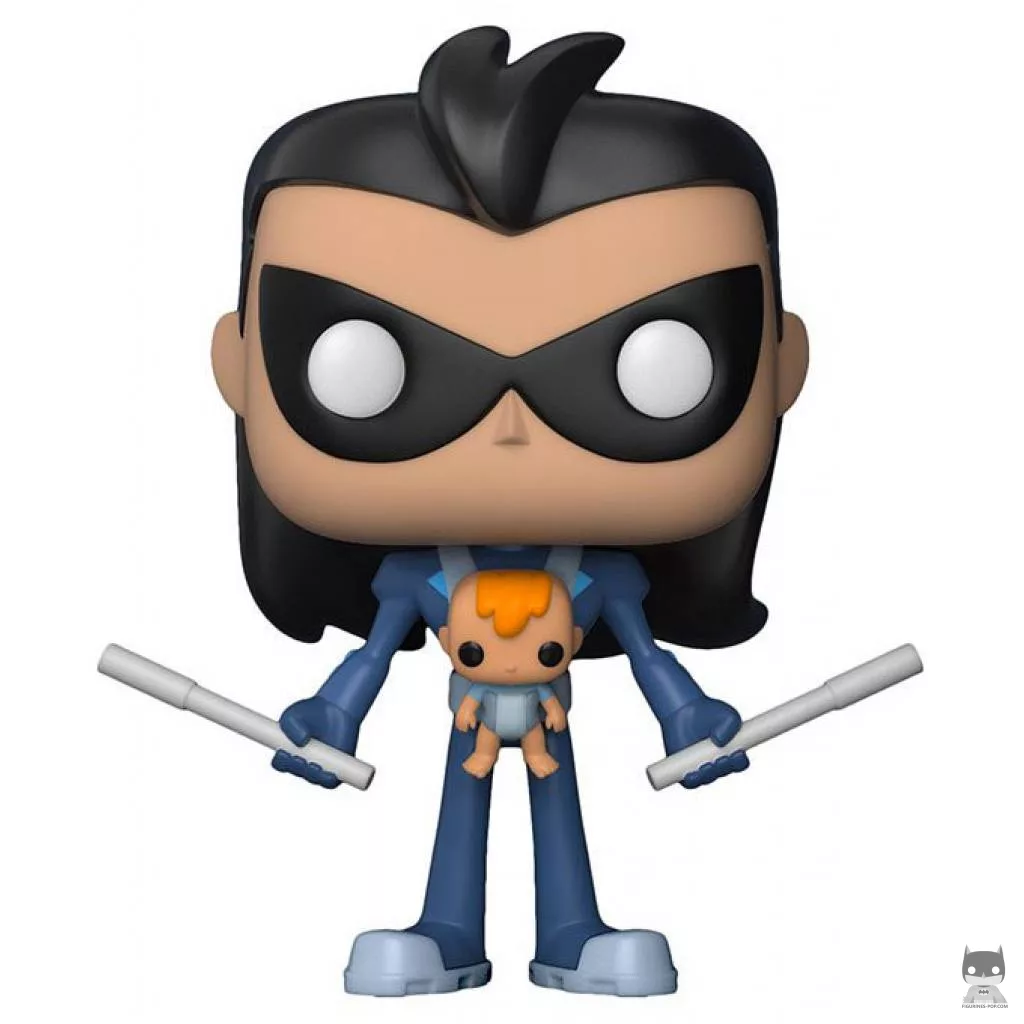 Figura Funko Pop! Robin con Baby (Teen Titans Go!)