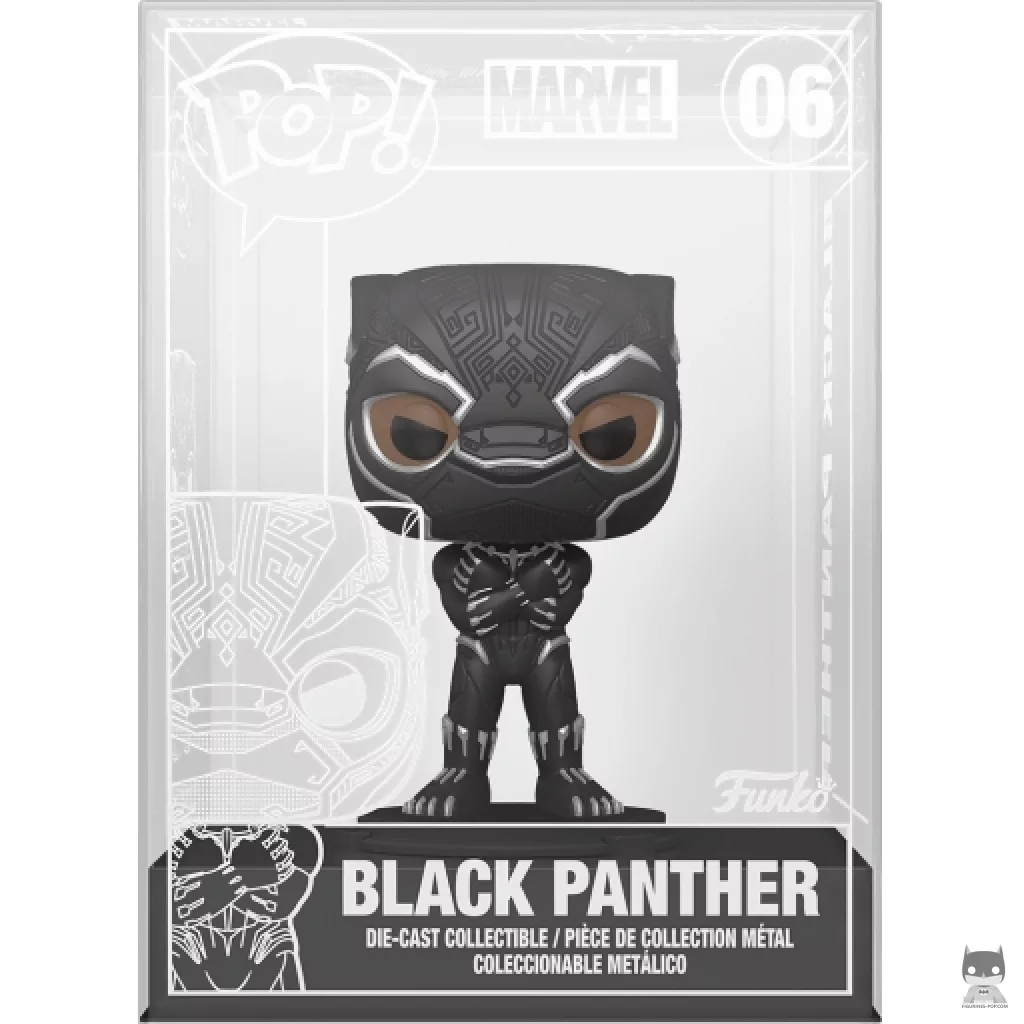 Figura Funko Pop! Black Panther en su caja