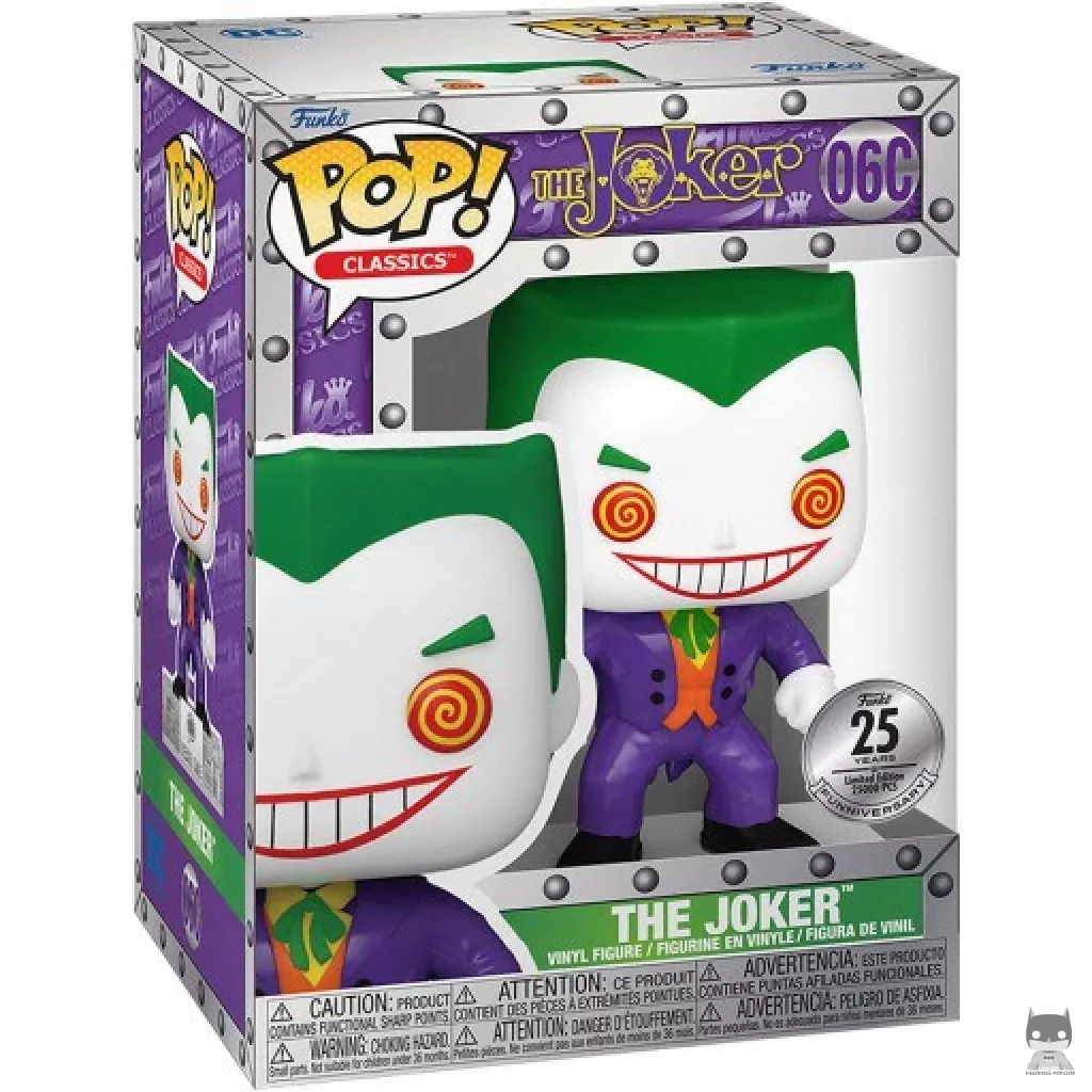Figura Funko Pop! Joker (Especial 25 años) en su caja