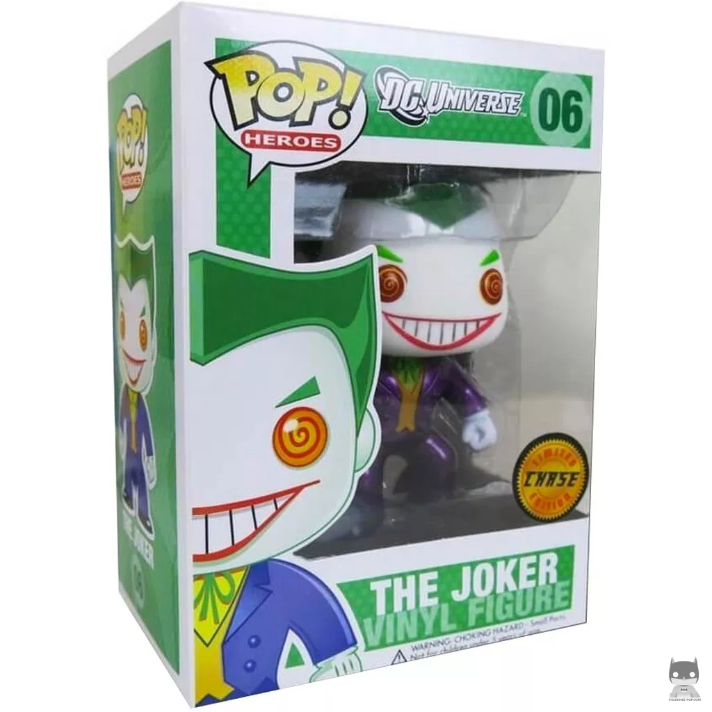 Figura Funko Pop! Joker (Metalizado) en su caja