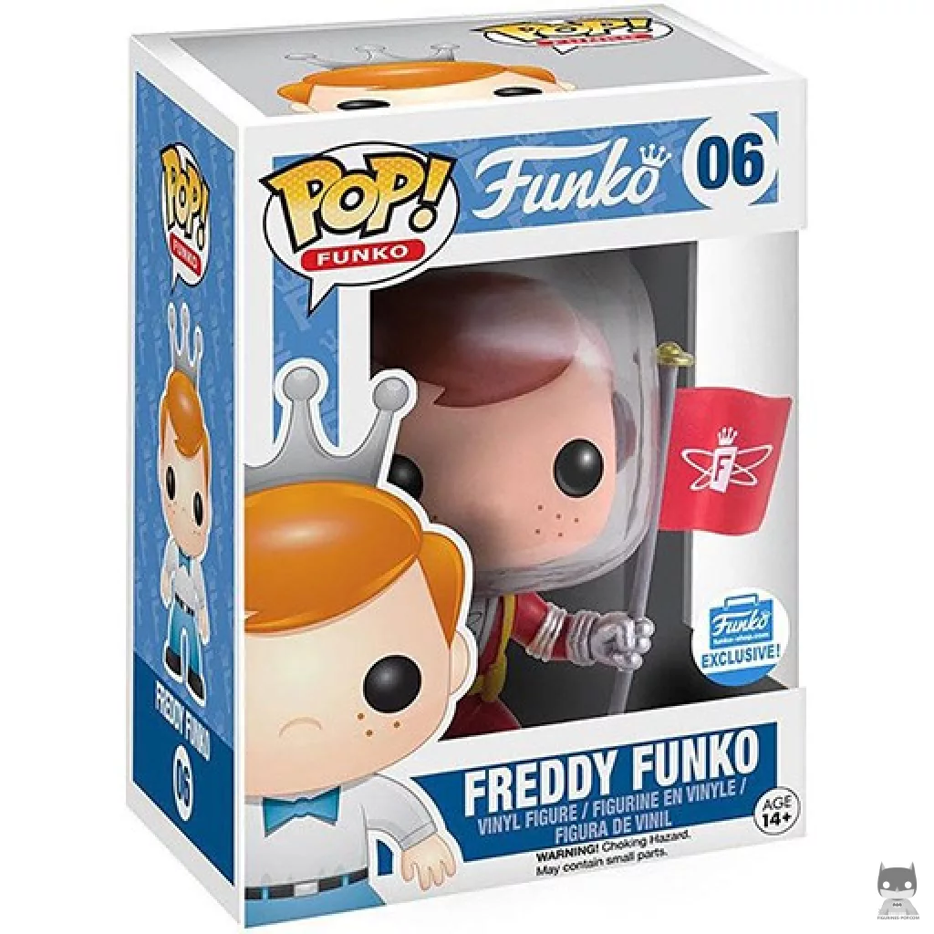 Figura Funko Pop! Freddy Funko (Astronauta) en su caja