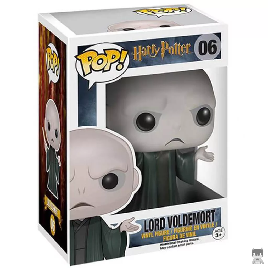 Figura Funko Pop! Lord Voldemort en su caja