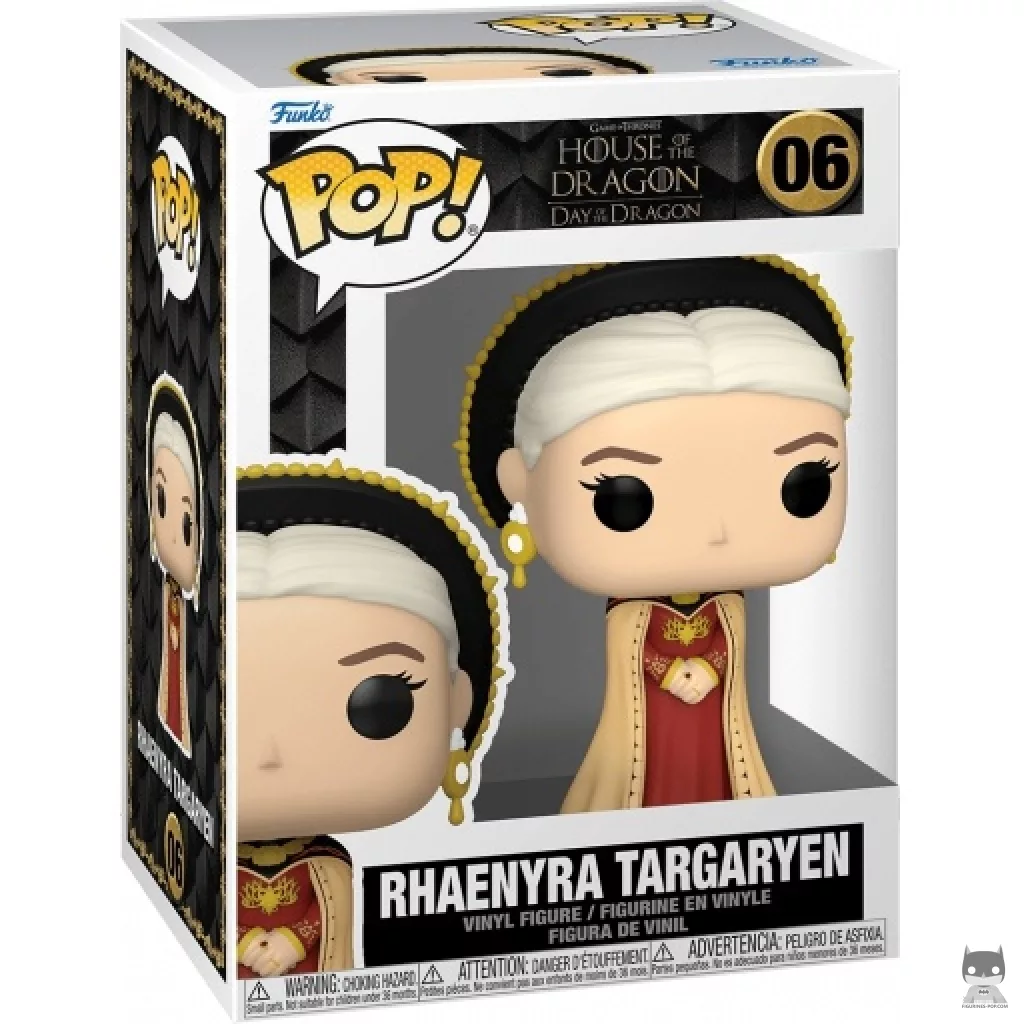 Figura Funko Pop! Rhaenyra Targaryen en su caja