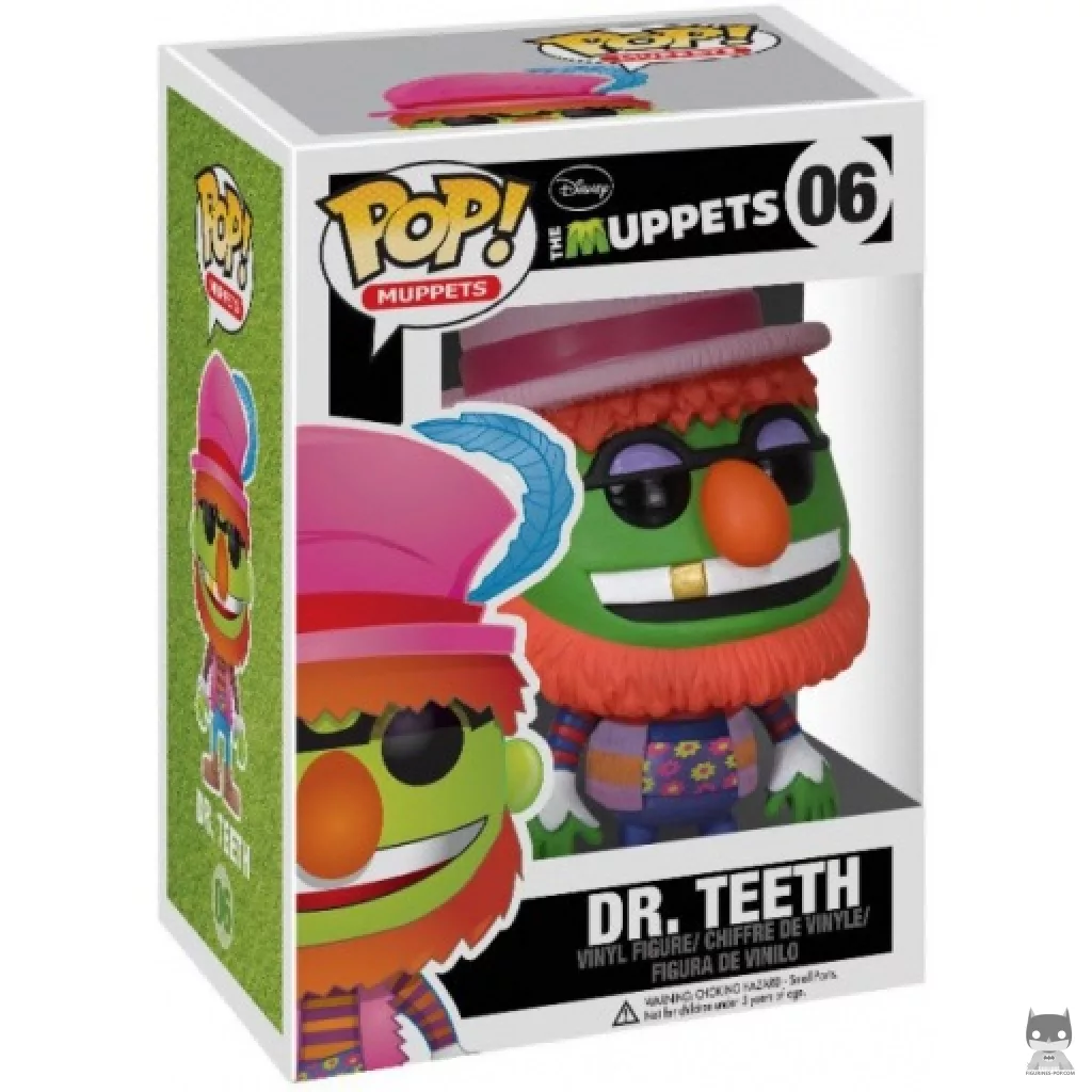 Figura Funko Pop! Dr. Teeth en su caja