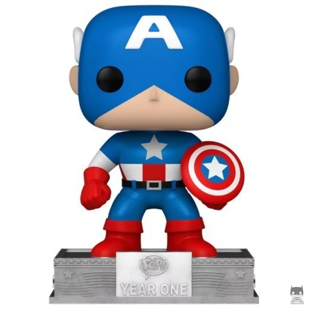 Figura Funko Pop! Capitán América (Especial 25 años) (Marvel Comics)