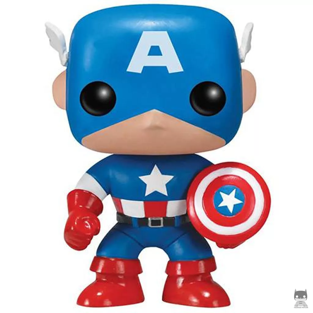 Figura Funko Pop! Capitán América (Marvel Comics)