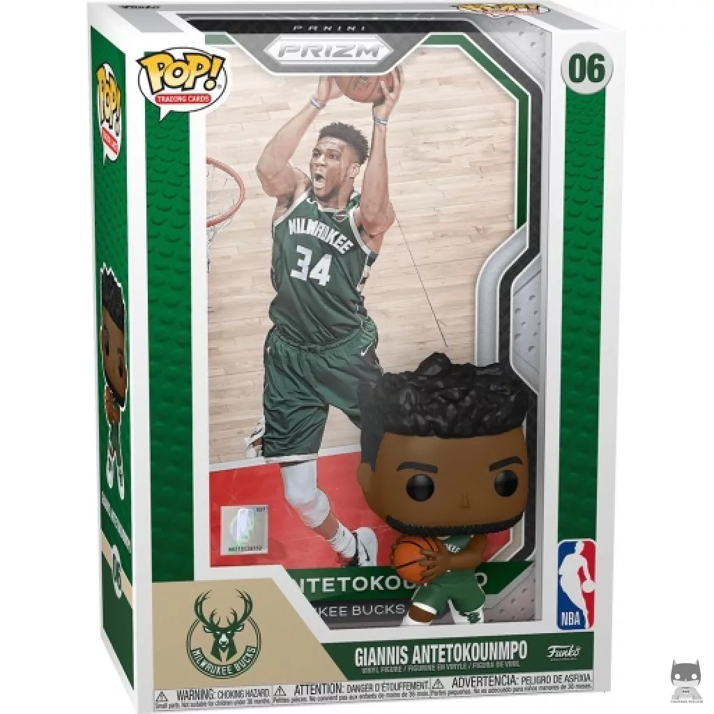 Figura Funko Pop! Giannis Antetokounmpo en su caja
