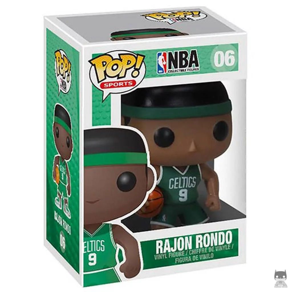 Figura Funko Pop! Rajon Rondo en su caja