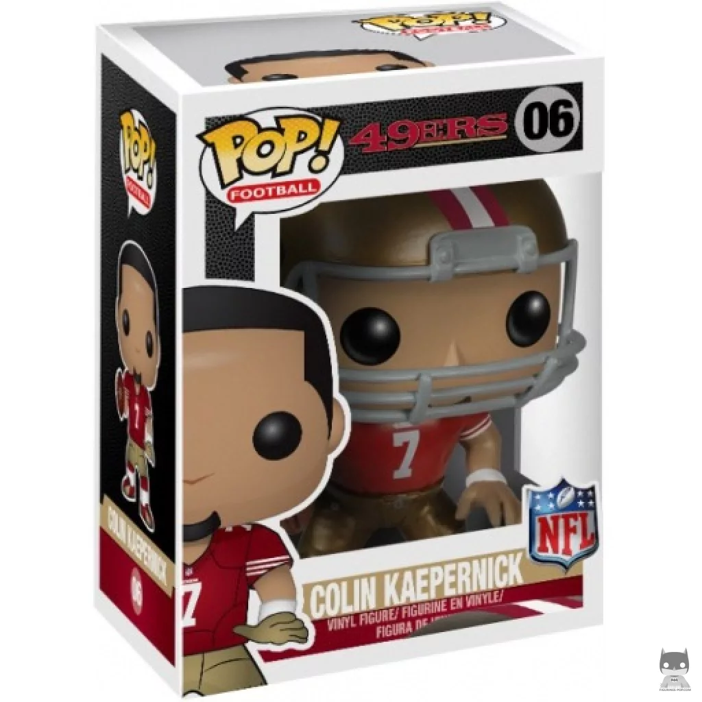 Figura Funko Pop! Colin Kaepernick en su caja