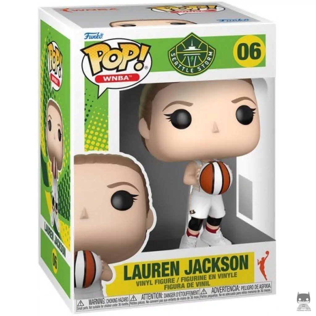 Figura Funko Pop! Lauren Jackson en su caja