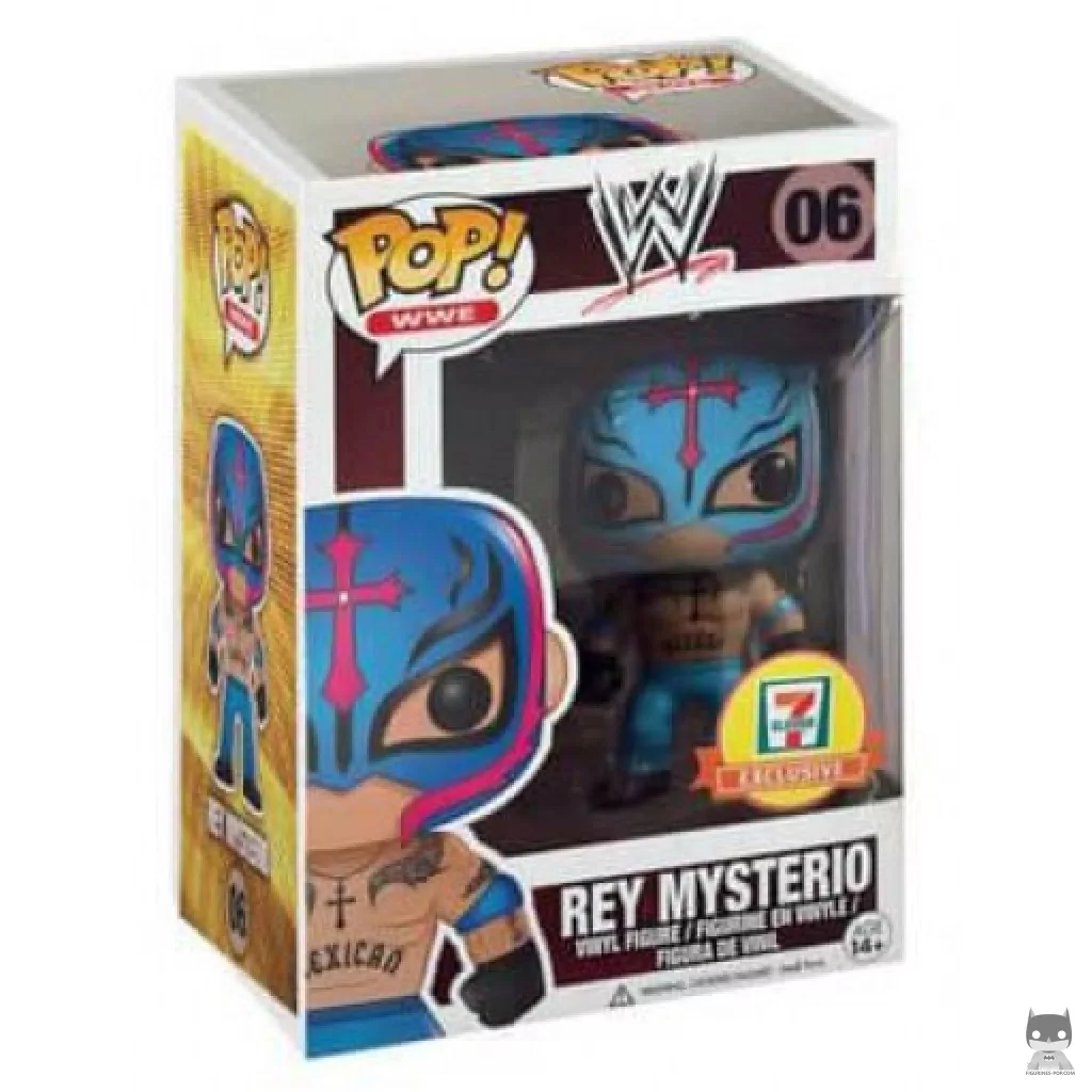 Figura Funko Pop! Rey Mysterio en su caja