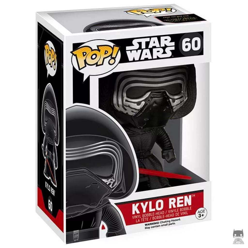 Figura Funko Pop! Kylo Ren con máscara en su caja
