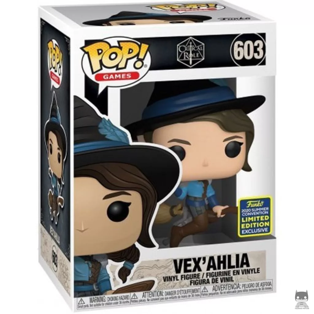 Figura Funko Pop! Vex'Ahlia en su caja