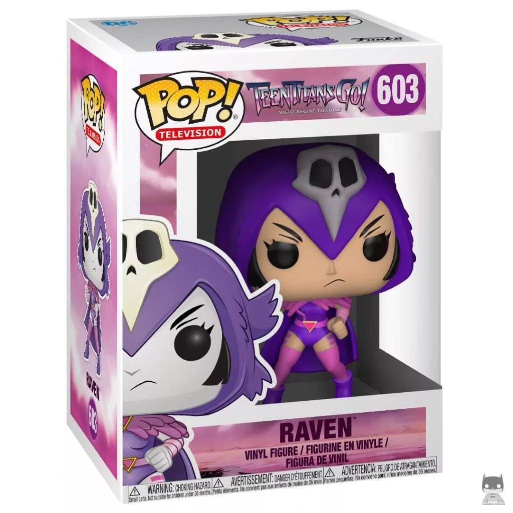 Figura Funko Pop! Raven en su caja