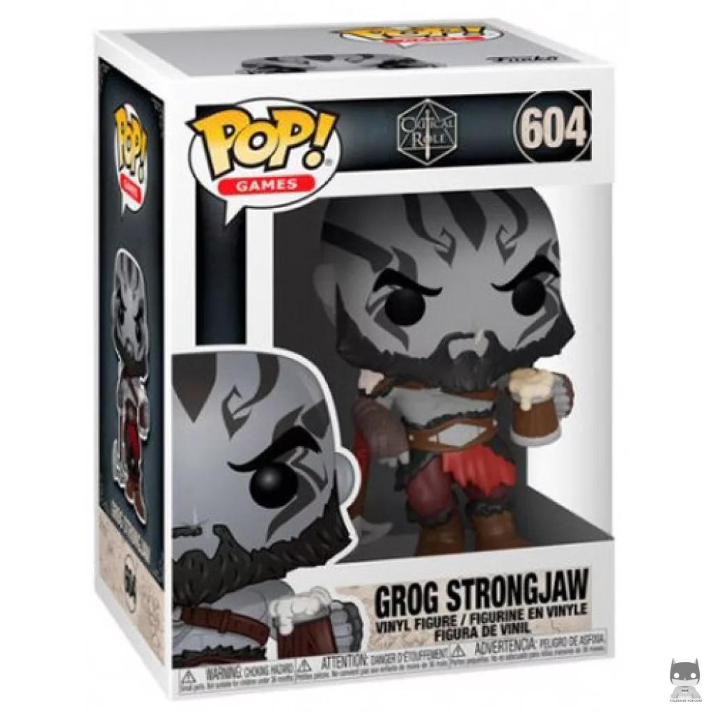 Figura Funko Pop! Grog Strongjaw en su caja