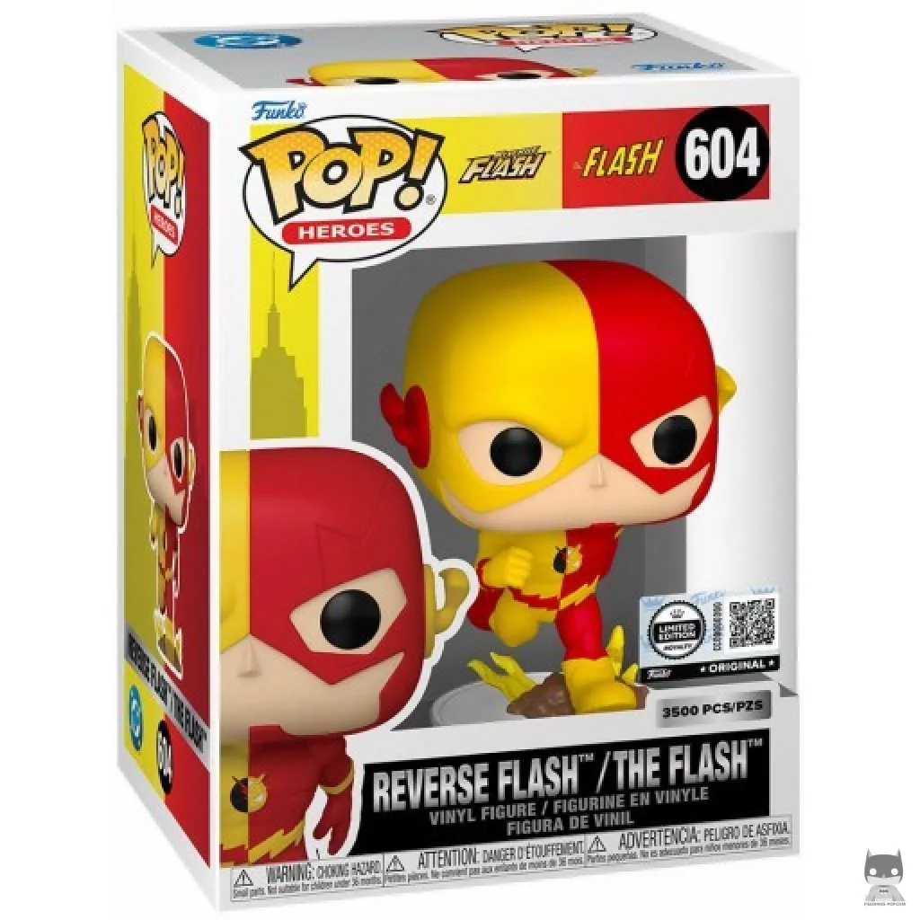 Figura Funko Pop! Flash Reverso / Flash en su caja