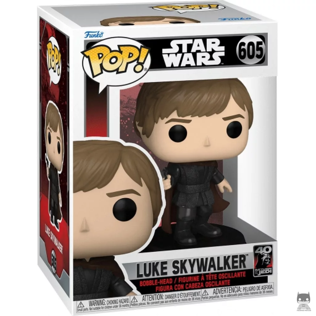 Figura Funko Pop! Luke Skywalker en su caja