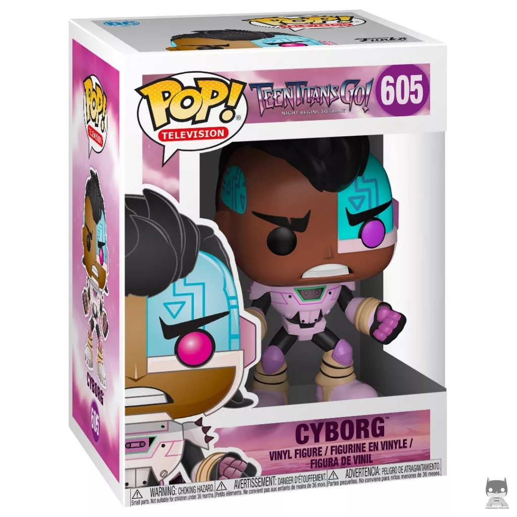 Figura Funko Pop! Cyborg en su caja