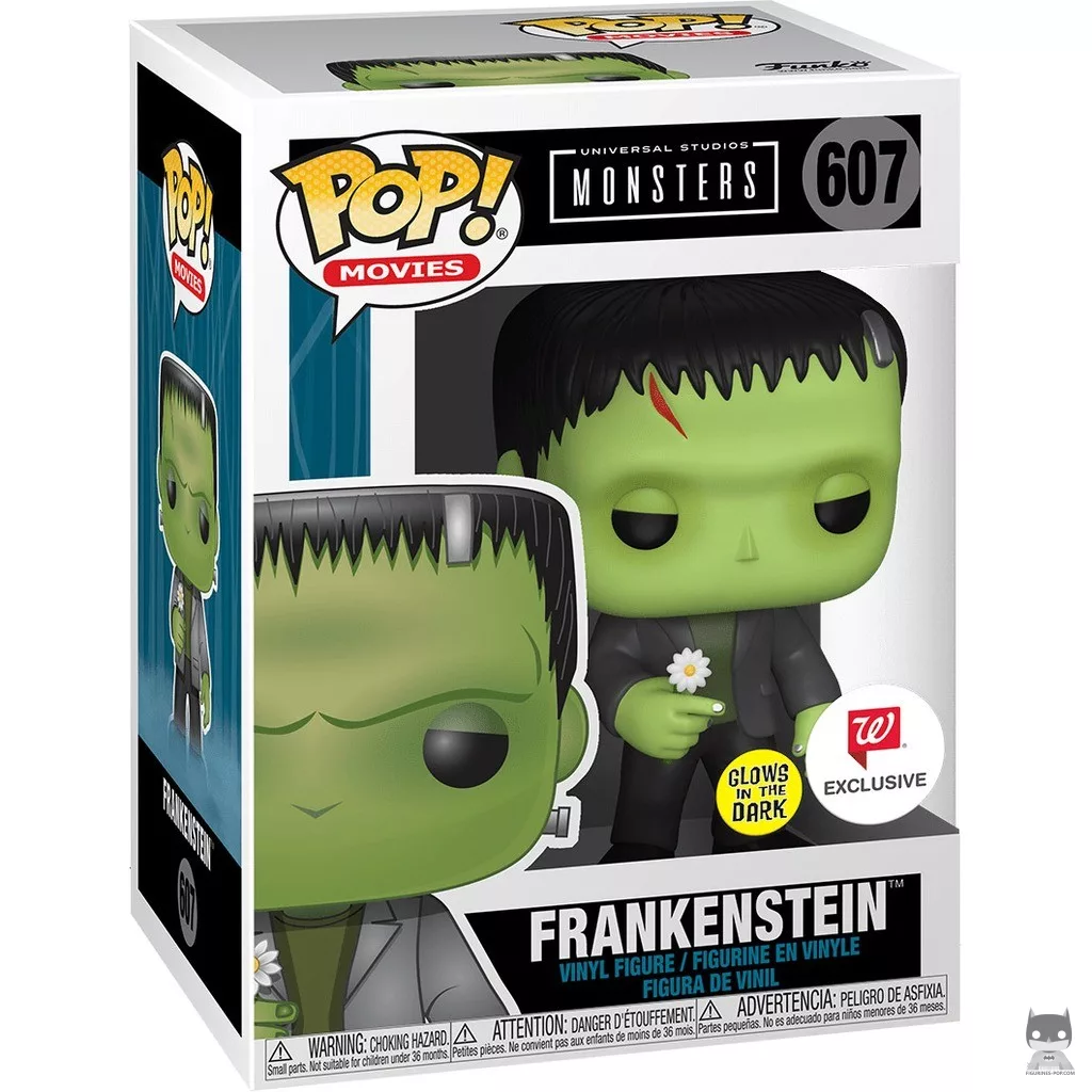 Figura Funko Pop! Frankenstein con Flor en su caja