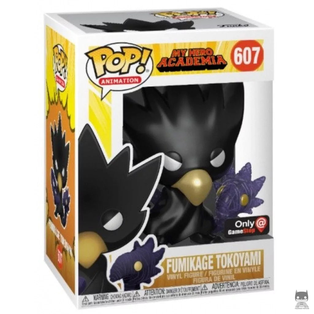 Figura Funko Pop! Fumikage Tokoyami (Metalizado) en su caja