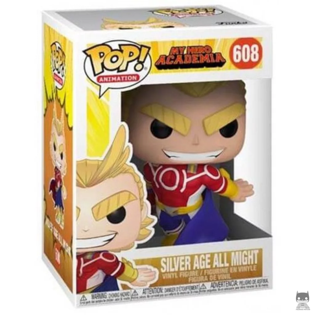 Figura Funko Pop! All Might en su caja