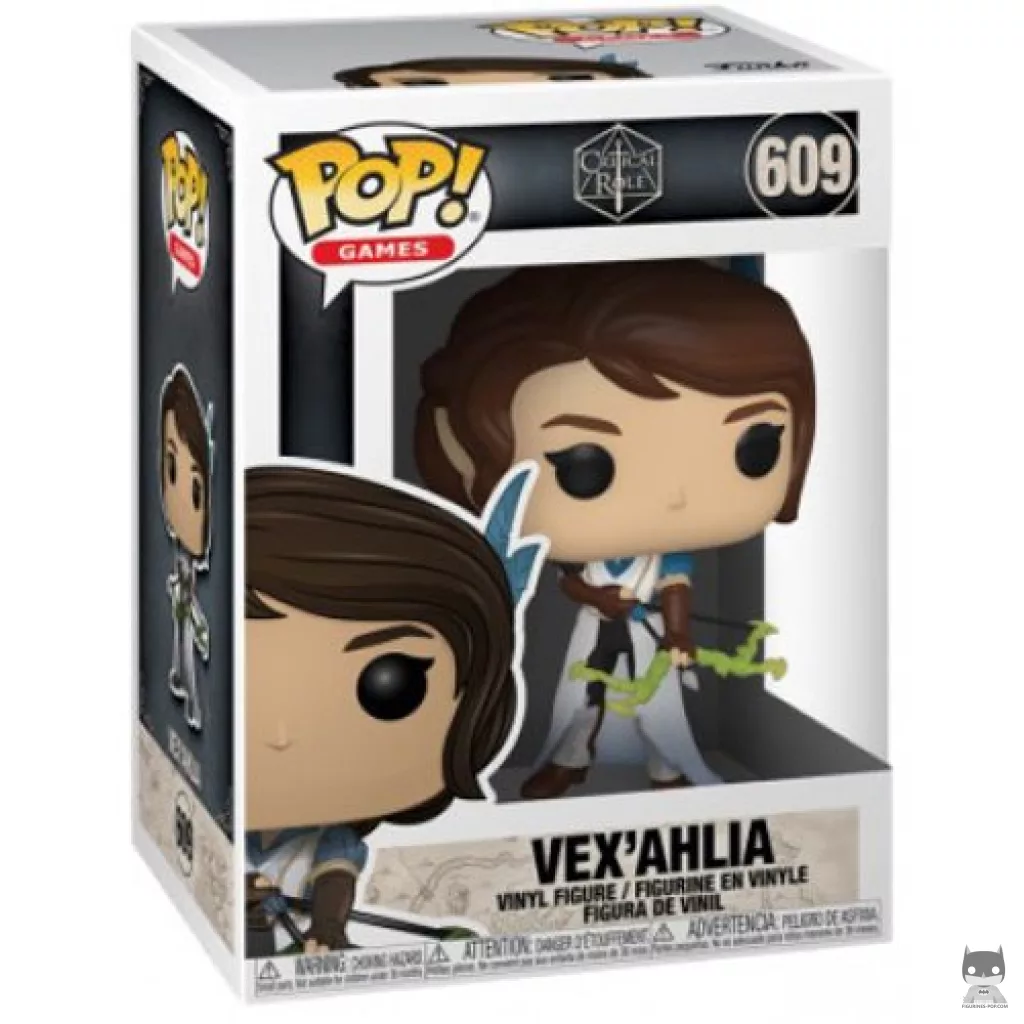 Figura Funko Pop! Vex'Ahlia en su caja