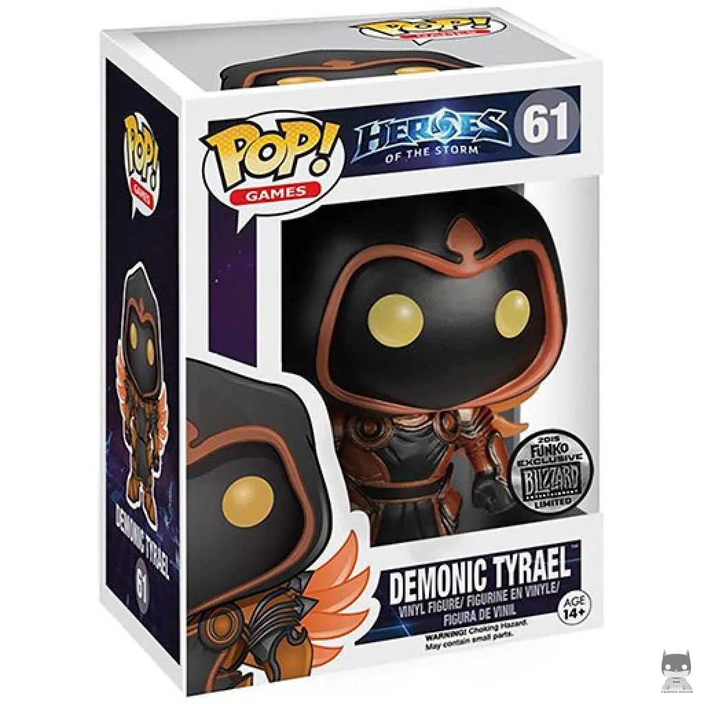 Figura Funko Pop! Tyrael demoníaco en su caja