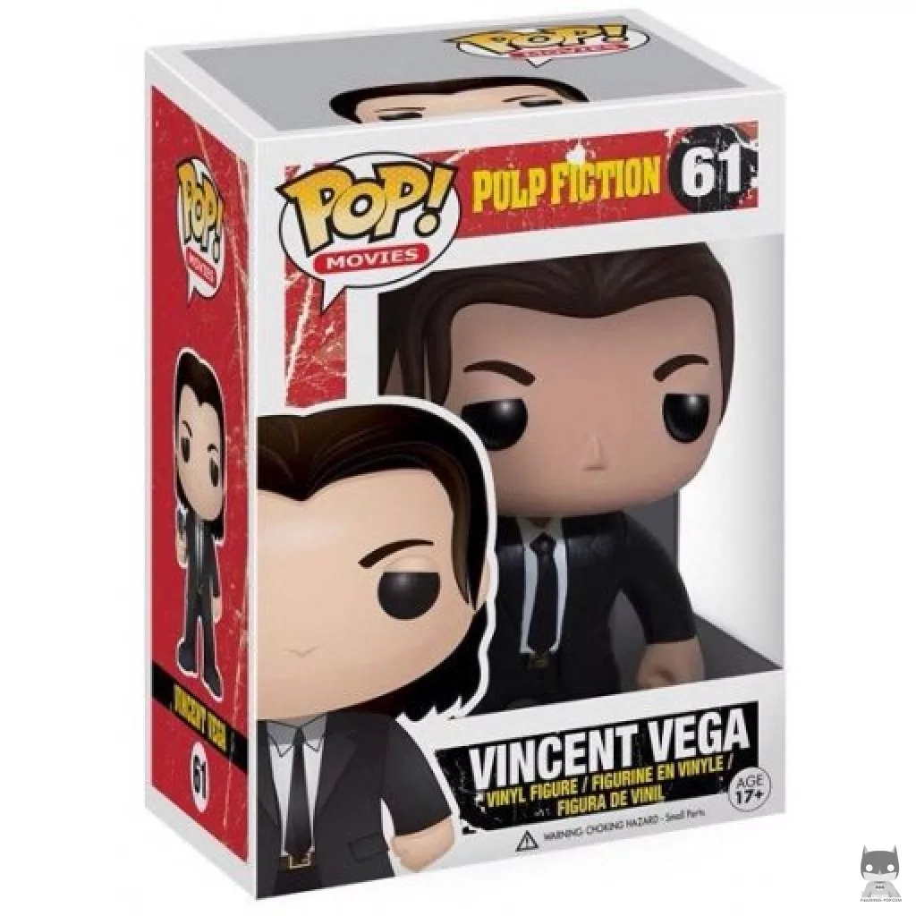 Figura Funko Pop! Vincent Vega en su caja