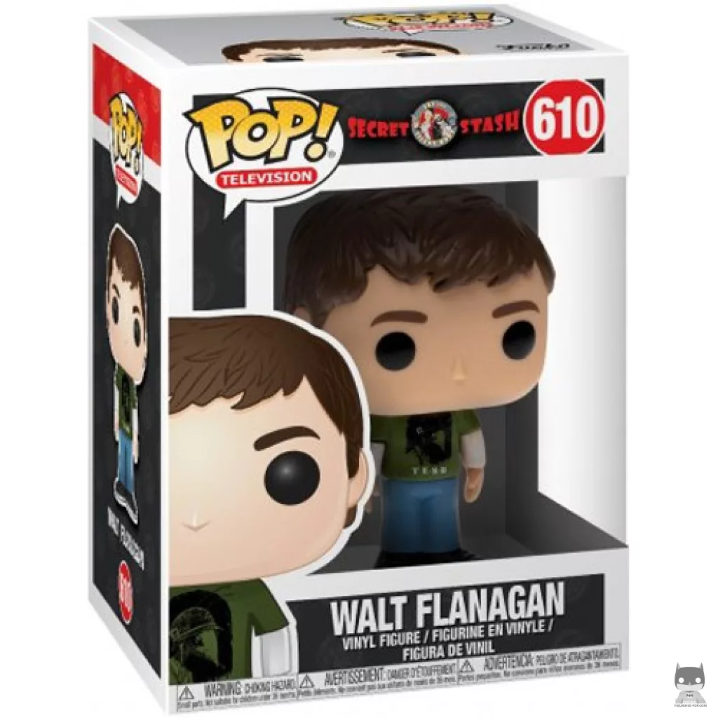 Figura Funko Pop! Walt Flannagan en su caja